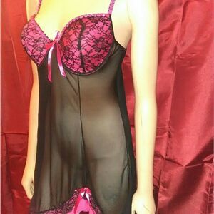 Sheer lingerie dress  